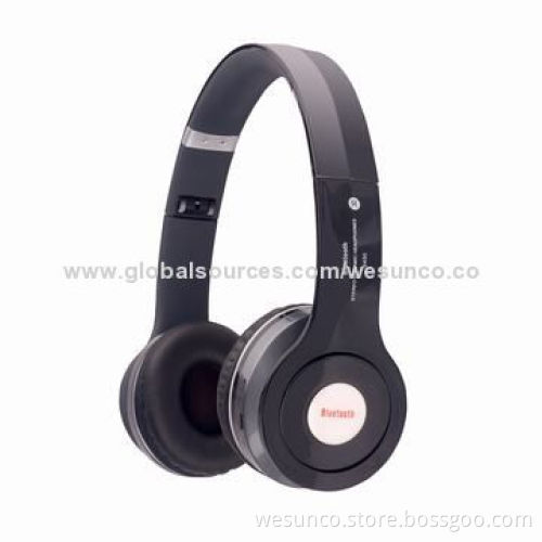 Popular Bluetooth Stereo Headphone with Super Bass & Rechargeable 240mAh Li-polymer Battery